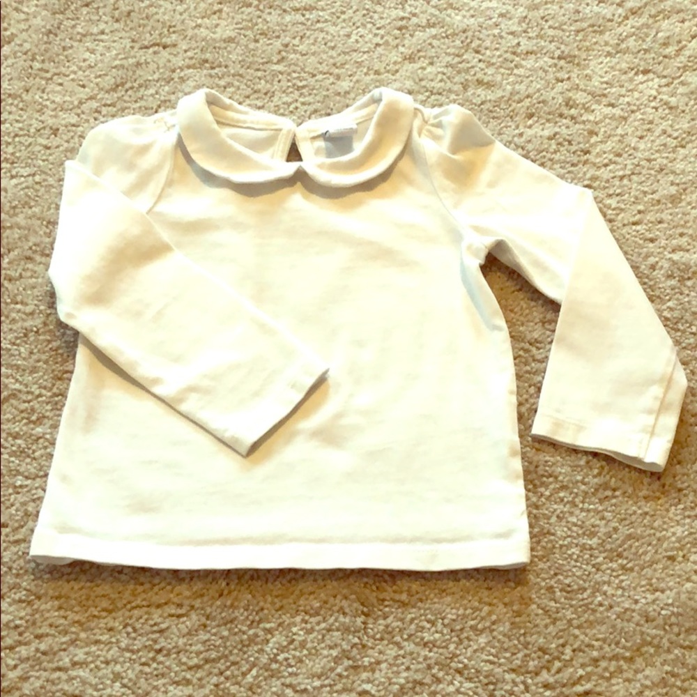Jane and Jack white long sleeves shirt
